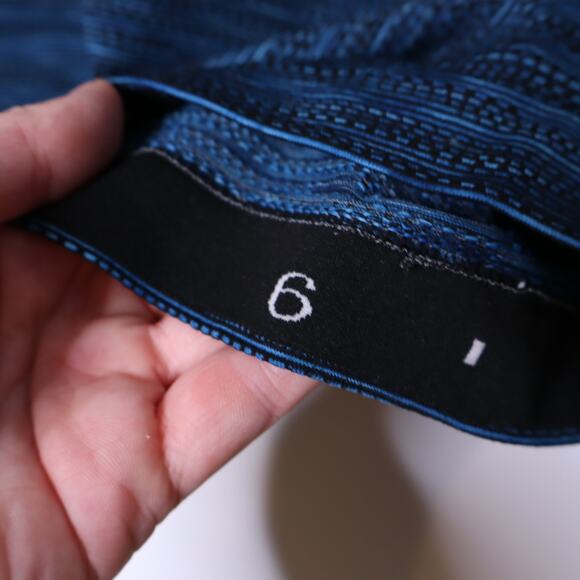 LULULEMON Swiftly Tech Long Sleeve Prism Stripe Turquoise Tide Multi Women's 6 - Picture 15 of 15